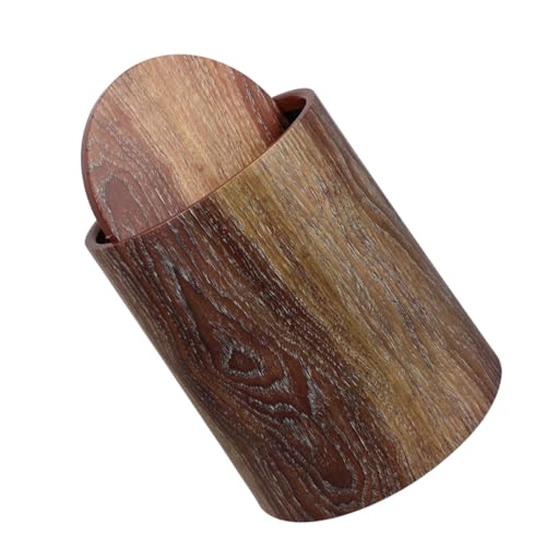 WEKADRIN Großer Mülleimer Holzoptik Abfalleimer mit Schwingdeckel Haushaltsabfallbehälter Leicht zu Reinigen Geruchsdicht für Küche Büro Wohnzimmer WEKADRIN Großer Mülleimer Holzoptik Abfalleimer mit Schwingdeckel Haushaltsabfallbehälter Leicht zu Reinigen Geruchsdicht für Küche Büro Wohnzimmer von WEKADRIN