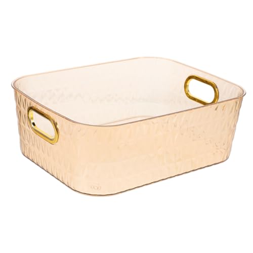 WEKADRIN Großer Transparenter Kosmetik Organizer für Badezimmer und Schminktisch Multifunktionaler Desktop Toiletry Organizer mit Stabiler Langlebiger Konstruktion Stilvolles Design in von WEKADRIN