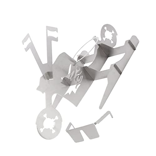 WEKADRIN Hähnchenbräter Grillständer Tragbarer BBQ Chicken Roaster Rack Glatte Oberfläche Outdoor Barbecue Zubehör für Kugelgrill und Backofen für Partys und Grillabende von WEKADRIN