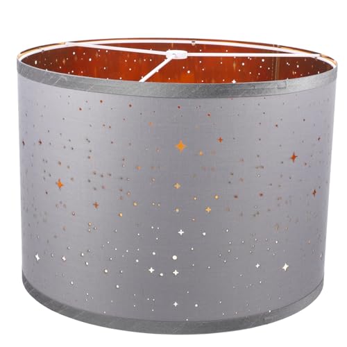 WEKADRIN Halbrunder Stoff Lampenschirm Sternenhimmel Kleiner Stabiler Lampenschirm für Tisch und Stehlampe Lichtschützende Farbbeständige Abdeckung Dekoratives Zubehör für Wohnzimmer und von WEKADRIN