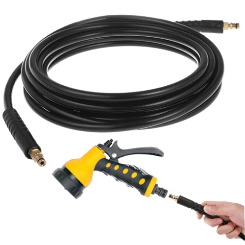 WEKADRIN Hochdruckreiniger Verlängerungsschlauch Flexibel Robust aus Premium Gummi Kompatibel mit Karcher Serie für Auto Boden Pool Reinigung Leicht Tragbar WEKADRIN Hochdruckreiniger Verlängerungsschlauch Flexibel Robust aus Premium Gummi Kompatibel mit Karcher Serie für Auto Boden Pool Reinigung Leicht Tragbar von WEKADRIN