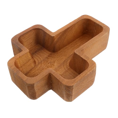 WEKADRIN Holztablett Kreuzform Servierplatte aus Nachhaltigem Holz mit Eleganter Snackschale und Käseplatte Abgerundete Kanten für Sichere Handhabung Pflegeleicht für Snacks und Obst zu WEKADRIN Holztablett Kreuzform Servierplatte aus Nachhaltigem Holz mit Eleganter Snackschale und Käseplatte Abgerundete Kanten für Sichere Handhabung Pflegeleicht für Snacks und Obst zu von WEKADRIN