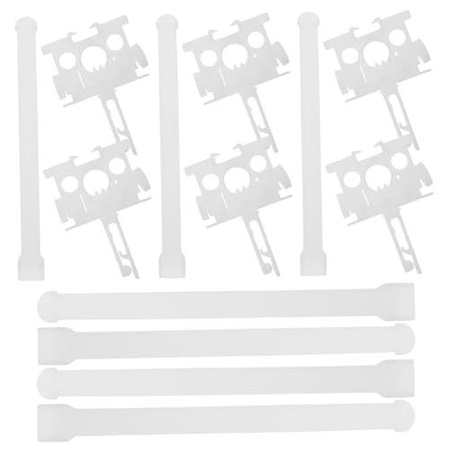 WEKADRIN Jalousien Reparaturset mit Robusten Trägern und Stielen Verschleißfestes Ersatzzubehör für Lamellenvorhänge Einfache Montage ohne Bohren Unauffälliges Design WEKADRIN Jalousien Reparaturset mit Robusten Trägern und Stielen Verschleißfestes Ersatzzubehör für Lamellenvorhänge Einfache Montage ohne Bohren Unauffälliges Design von WEKADRIN