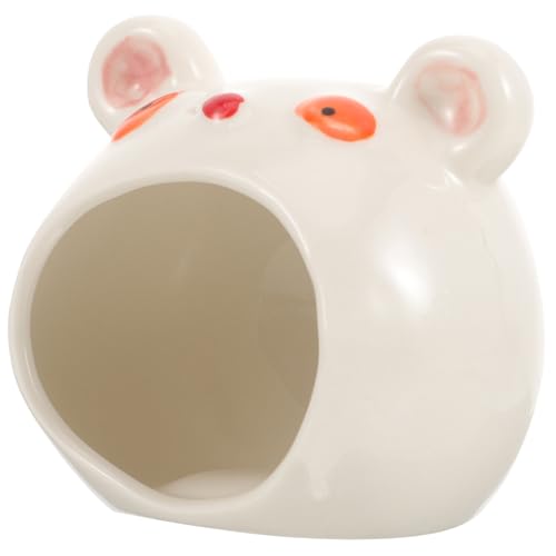 WEKADRIN Keramik Hamsterhaus Bär Form Kühlendes Haustiernest Sommer Kleintier Versteck Schlafplatz für Zwerghamster und Kleine Nager Langlebig Wohltuend Ganzjährig Geeignet WEKADRIN Keramik Hamsterhaus Bär Form Kühlendes Haustiernest Sommer Kleintier Versteck Schlafplatz für Zwerghamster und Kleine Nager Langlebig Wohltuend Ganzjährig Geeignet von WEKADRIN