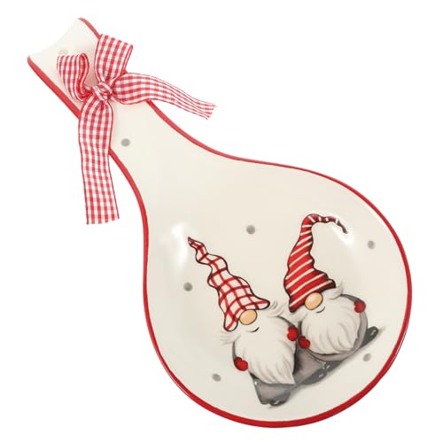WEKADRIN Keramik Löffelhalter Weihnachtsdesign Robust Lebensmittelecht Essstäbchen Ablage Küchenhelfer Tischdekoration Geschenkidee WEKADRIN Keramik Löffelhalter Weihnachtsdesign Robust Lebensmittelecht Essstäbchen Ablage Küchenhelfer Tischdekoration Geschenkidee von WEKADRIN