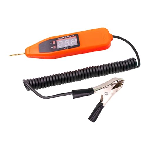 WEKADRIN Kfz Spannungsprüfer mit LCD Anzeige Präziser Stromkreis tester und Prüflicht Kompakter Auto Teststift für Fahrzeug elektrodiagnose und Sicherungsprüfung WEKADRIN Kfz Spannungsprüfer mit LCD Anzeige Präziser Stromkreis tester und Prüflicht Kompakter Auto Teststift für Fahrzeug elektrodiagnose und Sicherungsprüfung von WEKADRIN