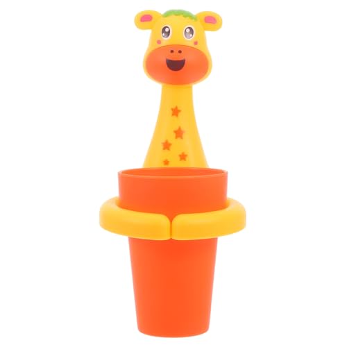 WEKADRIN Kindgerechter Wandmontierter Zahnputzbecher mit Niedlicher Giraffenform Robustem Material Einfache Installation für Badezimmer Küche und Schlafzimmer zur Praktischen Zahnbürsten WEKADRIN Kindgerechter Wandmontierter Zahnputzbecher mit Niedlicher Giraffenform Robustem Material Einfache Installation für Badezimmer Küche und Schlafzimmer zur Praktischen Zahnbürsten von WEKADRIN