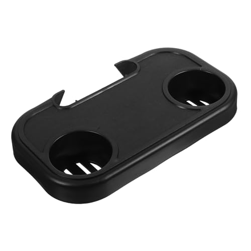 WEKADRIN Klappbarer Getränkehalter Für Strandsessel Tragbares Outdoor-tablett Für Liegestühle Robust Platzsparend Für Camping Picknicks Und Freizeitaktivitäten Schwarzer Kaffeetassenhalter von WEKADRIN
