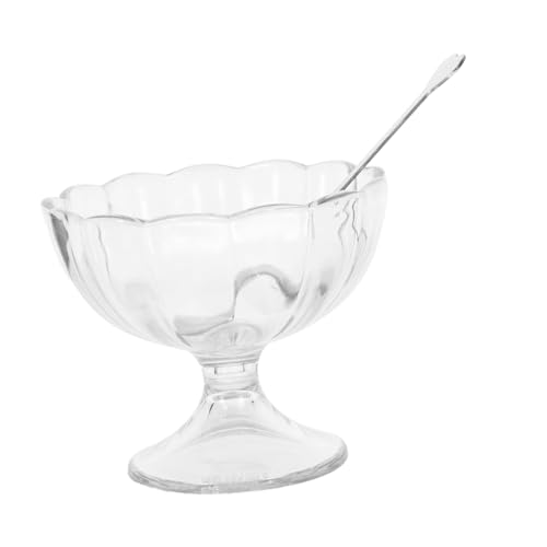 WEKADRIN Kreative Dessertschale mit Löffel Wiederverwendbarer Transparenter Eisbecher für Joghurt Eiscreme Salat und Obst Modernes Design Spülmaschinenfest Vielseitig Wiederverwendbar WEKADRIN Kreative Dessertschale mit Löffel Wiederverwendbarer Transparenter Eisbecher für Joghurt Eiscreme Salat und Obst Modernes Design Spülmaschinenfest Vielseitig Wiederverwendbar von WEKADRIN