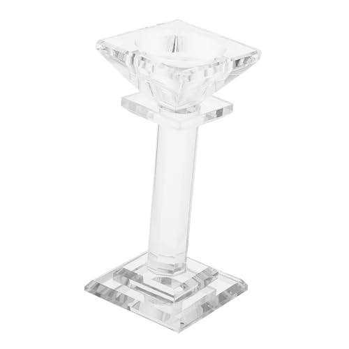 WEKADRIN Kristall Kerzenhalter Hoher Stabkerzenhalter Europäischer Stil Eleganter Kristall Kerzenständer für Hotel Dekoration Wohnzimmer Tischdekoration WEKADRIN Kristall Kerzenhalter Hoher Stabkerzenhalter Europäischer Stil Eleganter Kristall Kerzenständer für Hotel Dekoration Wohnzimmer Tischdekoration von WEKADRIN
