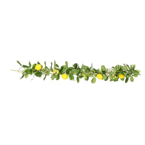 WEKADRIN Künstliche Zitronengirlande Rankenform Sommerdeko mit Lebensechten Früchten und Blättern für Wand Tür Wohnzimmer Schlafzimmer Dekoration WEKADRIN Künstliche Zitronengirlande Rankenform Sommerdeko mit Lebensechten Früchten und Blättern für Wand Tür Wohnzimmer Schlafzimmer Dekoration von WEKADRIN
