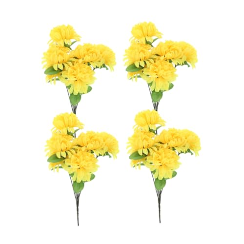 WEKADRIN Künstlicher Chrysanthemen blumenstrauß Gelb Langlebig Wetterfest Grabdekoration Friedhof Kunstblumen Outdoor Memorial Bouquet Realistisch WEKADRIN Künstlicher Chrysanthemen blumenstrauß Gelb Langlebig Wetterfest Grabdekoration Friedhof Kunstblumen Outdoor Memorial Bouquet Realistisch von WEKADRIN