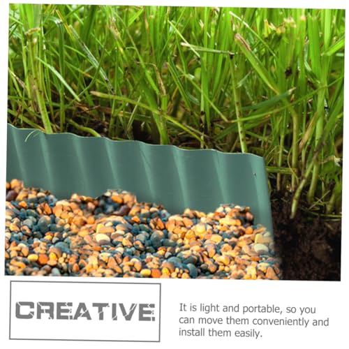 WEKADRIN Kunststoff Gartenzaun Rasenkante Flexible Landschaftseinfassung für Beete Grünfläche Balkon Einfache Installation Kunststoffzaun Gartenbegrenzung WEKADRIN Kunststoff Gartenzaun Rasenkante Flexible Landschaftseinfassung für Beete Grünfläche Balkon Einfache Installation Kunststoffzaun Gartenbegrenzung von WEKADRIN