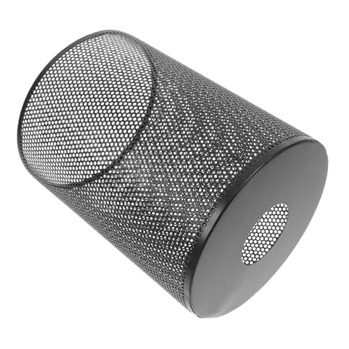 WEKADRIN Lampenschirm Metallkäfig Hängelampe Mesh Design Robust Industrial Stil Ersatz Lampenschirm für Esszimmer Schlafzimmer Wohnzimmer Schwarz von WEKADRIN