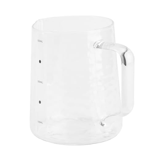 WEKADRIN Latte-kaffeetasse Messbecher Expresso Coffee Shots Tasse Klare Tassen Espressotassen Milchbecher Mit Latte Tasse Transparent Hitzebeständiges Glas Mit Hohem Borosilikatgehalt von WEKADRIN