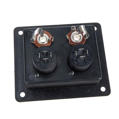 WEKADRIN Lautsprecher Anschlussplatte Schwarz Robuste Verbindungsklemme für Bühnen Subwoofer boxen Einfache Montage Langlebiges Zubehör für Audio Performance equipment WEKADRIN Lautsprecher Anschlussplatte Schwarz Robuste Verbindungsklemme für Bühnen Subwoofer boxen Einfache Montage Langlebiges Zubehör für Audio Performance equipment von WEKADRIN