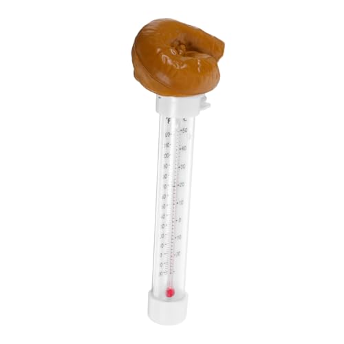 WEKADRIN Lustiges Schwimmendes Poop Pool Thermometer Einfach Ablesbar Wetterfestes Wasserthermometer für Schwimmbäder, Badebecken, Aquarien und Outdoor-spas Benutzerfreundlich und von WEKADRIN