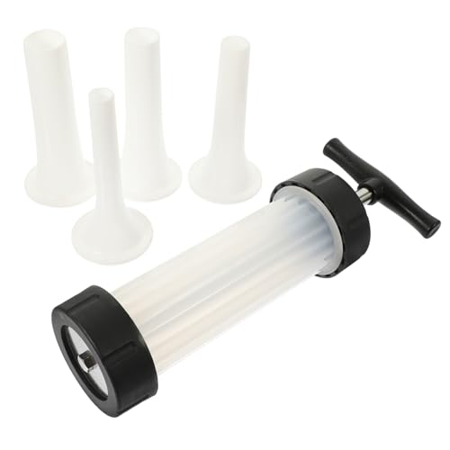 WEKADRIN Manueller Wurstfüller mit Push Pull Bedienung Handbetriebener Wurstfüller aus Rostfreiem Material Kompakt und Leicht für Hausgemachte Würste und Professionellen Gebrauch Geeignet von WEKADRIN