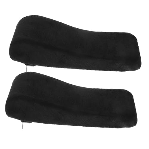 WEKADRIN Memory Foam Armrest Pads Ergonomische Armlehnenpolster für Gaming und Bürostuhl Komfortable Ellbogen und Unterarmkissen Schwarz Weich und Strapazierfähig von WEKADRIN