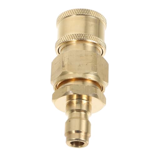 WEKADRIN Messing Schnellkupplung Set Druckwasserreiniger Adapter Robust Korrosionsbeständig Passend Für Waschmaschinenanschluss Industrielle Und Haushaltliche Reinigung WEKADRIN Messing Schnellkupplung Set Druckwasserreiniger Adapter Robust Korrosionsbeständig Passend Für Waschmaschinenanschluss Industrielle Und Haushaltliche Reinigung von WEKADRIN