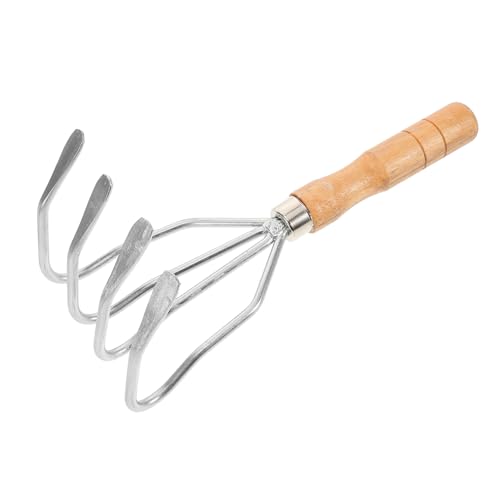 WEKADRIN Metall Clam Rake mit Holzgriff Leichter Strandrechen zum Muschelsammeln Praktisches Outdoor Werkzeug für Strand Garten und Erdarbeiten WEKADRIN Metall Clam Rake mit Holzgriff Leichter Strandrechen zum Muschelsammeln Praktisches Outdoor Werkzeug für Strand Garten und Erdarbeiten von WEKADRIN