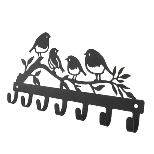 WEKADRIN Metallischer Wand Schlüsselhalter Vogel Design Robuster Metall Haken Einfach zu Montieren Vielseitiger Schlüsselaufhänger für Moderne und Rustikale Wohnräume WEKADRIN Metallischer Wand Schlüsselhalter Vogel Design Robuster Metall Haken Einfach zu Montieren Vielseitiger Schlüsselaufhänger für Moderne und Rustikale Wohnräume von WEKADRIN