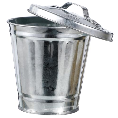 WEKADRIN Mini Desktop Mülleimer aus Robustem Tragbarer Kleiner Abfalleimer für Schreibtisch und Badezimmer Leichter Tischabfallbehälter mit Vielseitiger Aufbewahrung für Zuhause und Büro von WEKADRIN