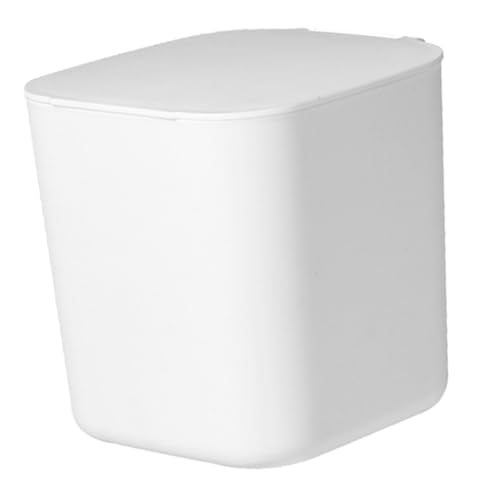 WEKADRIN Mini Desktop Mülleimer mit Deckel aus Robustem Kunststoff Platzsparender Tischabfalleimer für Büro und Küche Langlebig Kompakt und Einfach zu Reinigen Praktischer Kleiner WEKADRIN Mini Desktop Mülleimer mit Deckel aus Robustem Kunststoff Platzsparender Tischabfalleimer für Büro und Küche Langlebig Kompakt und Einfach zu Reinigen Praktischer Kleiner von WEKADRIN