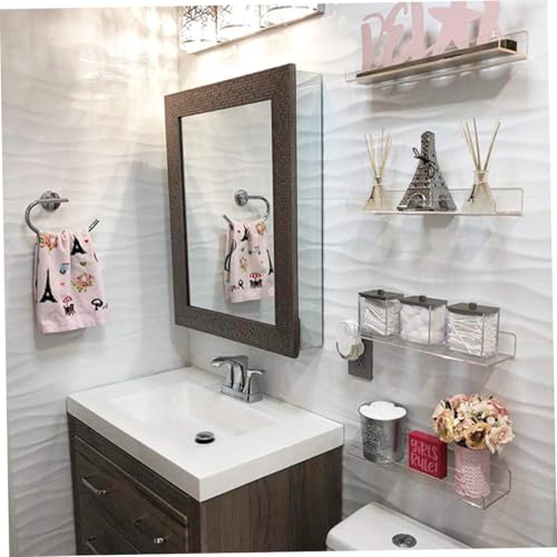 WEKADRIN Modernes Transparentes Acryl wandregal Schwebend mit Starker Tragkraft Wandmontiertes Display Regal für Wohnzimmer Stabiler Organizer Elegantes Dekoratives Wandboard WEKADRIN Modernes Transparentes Acryl wandregal Schwebend mit Starker Tragkraft Wandmontiertes Display Regal für Wohnzimmer Stabiler Organizer Elegantes Dekoratives Wandboard von WEKADRIN