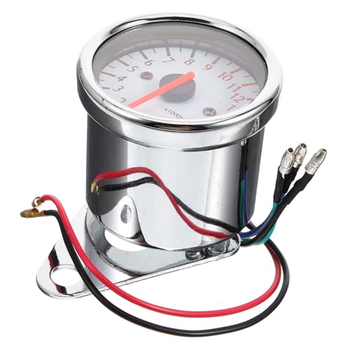 WEKADRIN Motorrad Tachometer Zeiger drehzahlmesser Weißer Modischer Geschwindigkeitsmesser für Motorräder Präziser Drehzahlsensor Einfache Montage Kompatibel WEKADRIN Motorrad Tachometer Zeiger drehzahlmesser Weißer Modischer Geschwindigkeitsmesser für Motorräder Präziser Drehzahlsensor Einfache Montage Kompatibel von WEKADRIN