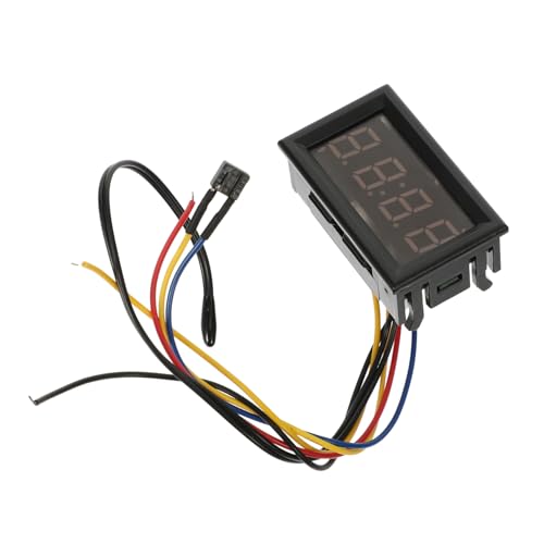 WEKADRIN Multifunktionale Auto-digitaluhr mit Temperaturanzeige und Spannungsmesser -nachtlicht Ablesbar Präzise Messung Modernes Design für Fahrzeugarmaturenbrett WEKADRIN Multifunktionale Auto-digitaluhr mit Temperaturanzeige und Spannungsmesser -nachtlicht Ablesbar Präzise Messung Modernes Design für Fahrzeugarmaturenbrett von WEKADRIN