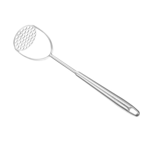 WEKADRIN Multifunktionaler Kartoffelstampfer aus Edelstahl mit Langem Griff und Aufhängevorrichtung Ergonomisch Geformt als Kürbiscrusher und Küchenpresswerkzeug für Feines Kartoffelpüree WEKADRIN Multifunktionaler Kartoffelstampfer aus Edelstahl mit Langem Griff und Aufhängevorrichtung Ergonomisch Geformt als Kürbiscrusher und Küchenpresswerkzeug für Feines Kartoffelpüree von WEKADRIN