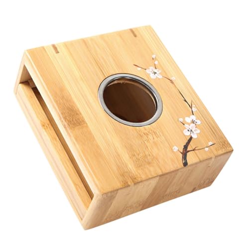 WEKADRIN Multifunktionaler Teewärmer Stövchen mit Kerzenhalter Aromatherapieofen für Teekanne Kaffee Milch Lebensmittel Warmhaltung Handgefertigt Geeignet für Wohnzimmer Büro Teestube von WEKADRIN