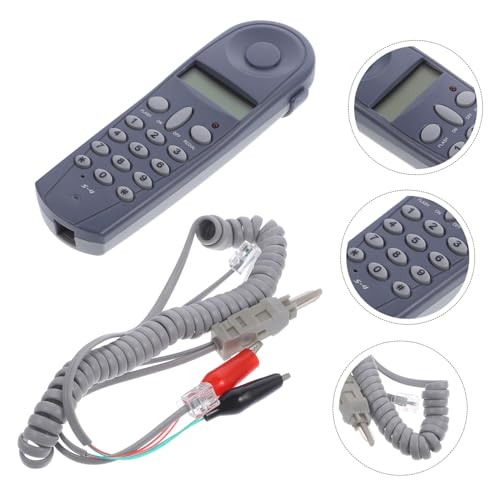 WEKADRIN Netzwerk Telefonkabel Tester Robustes Test Tool für Telefonleitung und Netzwerkkabel Zuverlässige Kabelprüfung mit Echtzeit datenanzeige Geeignet für Kabelverbindung und von WEKADRIN