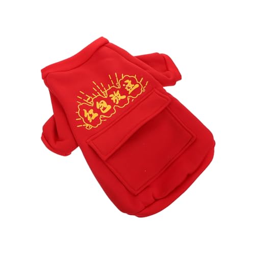 WEKADRIN Neujahrs Pet Kostüm für Hunde und Katzen Warmes Leichtes Outfit Bequem und Hautfreundlich Winterbekleidung für Kleine und Mittlere Haustiere WEKADRIN Neujahrs Pet Kostüm für Hunde und Katzen Warmes Leichtes Outfit Bequem und Hautfreundlich Winterbekleidung für Kleine und Mittlere Haustiere von WEKADRIN