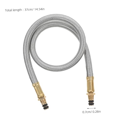 WEKADRIN Outdoor Camping Gasschlauch Verlängerung Rohr mit Auslaufschutz Hochdruck Gas Schlauch für Flachkopf Gaskocher Robustes Leichtes Material für Grill Picknick Wandern von WEKADRIN