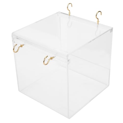 WEKADRIN Parrot Bath Tub aus Dickem Langlebige Vogelbadewanne mit Kreativer Komfortabler Form für Papageien und Kleine Vögel zur Einfachen Reinigung und Badepflege von WEKADRIN