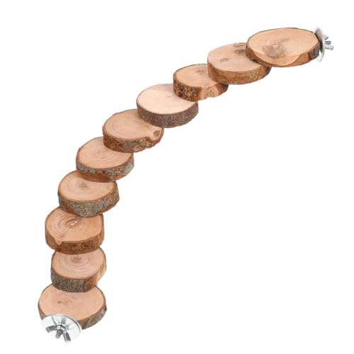 WEKADRIN Parrot Ladder Toy aus Hochwertigem Apfelholz Vogelspielleiter für Wellensittiche und Papageien Robustes Vogelkäfig zubehör Bewegung Koordination und Schnabelpflege WEKADRIN Parrot Ladder Toy aus Hochwertigem Apfelholz Vogelspielleiter für Wellensittiche und Papageien Robustes Vogelkäfig zubehör Bewegung Koordination und Schnabelpflege von WEKADRIN