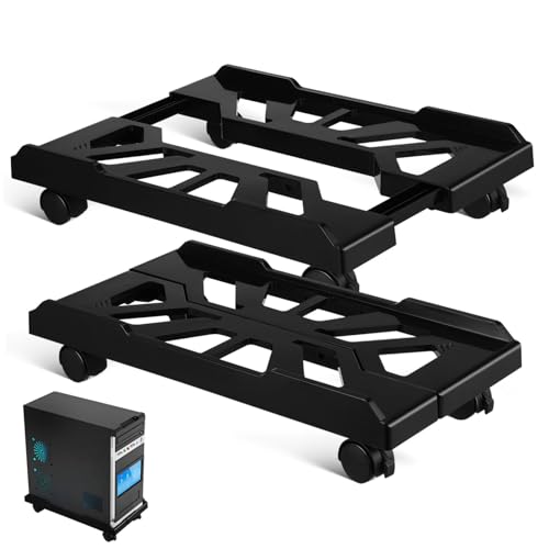 WEKADRIN Pc Tower Stand Mit Höhenverstellbarer Computer Ständer Für Büro Und Zuhause Robuster CPU Mit Teleskopischem Design Und Mobiler Flexibilität von WEKADRIN
