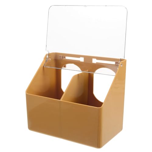 WEKADRIN Pigeon Futterspender Hängend Futterspender mit Deckel für Tauben und Kleine Vögel Vogelkäfig Futterhalter Leicht zu Reinigen und Robust WEKADRIN Pigeon Futterspender Hängend Futterspender mit Deckel für Tauben und Kleine Vögel Vogelkäfig Futterhalter Leicht zu Reinigen und Robust von WEKADRIN