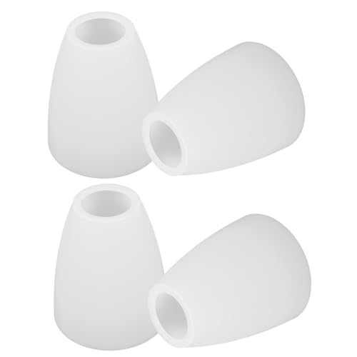 WEKADRIN Plastik Lampenschirm Einfacher Lampenschirm für Tischlampen und Deckenleuchten Weißer Kunststoff mit Mittigem Vielseitig für Wohn Hotelbeleuchtung Leicht Montierbar von WEKADRIN