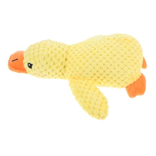 WEKADRIN Plüsch quietschente Hundespielzeug Robust Langlebig mit Quietscher Interaktiv für Welpen und Hunde Indoor Outdoor Fördert Kauspieltrieb und Aktivität Gelb WEKADRIN Plüsch quietschente Hundespielzeug Robust Langlebig mit Quietscher Interaktiv für Welpen und Hunde Indoor Outdoor Fördert Kauspieltrieb und Aktivität Gelb von WEKADRIN