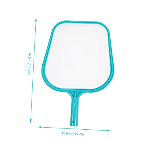 WEKADRIN Pool Reinigungskescher Grün Robustes Skimming Netz für Gartenteich Schwimmbad und Teich Widerstandsfähiges Reinigungstool zum Entfernen von Blättern und Schmutz Langlebiges von WEKADRIN