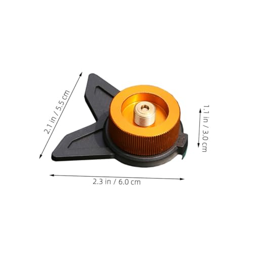 WEKADRIN Professioneller Camping Gaskartuschen Adapter aus Messing Kleiner Gasflaschen mit Halterung Langlebig und für Outdoor Campingkocher Grillen Picknick und Wanderungen WEKADRIN Professioneller Camping Gaskartuschen Adapter aus Messing Kleiner Gasflaschen mit Halterung Langlebig und für Outdoor Campingkocher Grillen Picknick und Wanderungen von WEKADRIN