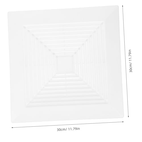 WEKADRIN Quadratische Badezimmer Lüftungsabdeckung mit Federbelastetem Panel Einfache Reinigung Langlebiges Material Minimalistisches Design Ersatz für Deckenlüfter Weiße WEKADRIN Quadratische Badezimmer Lüftungsabdeckung mit Federbelastetem Panel Einfache Reinigung Langlebiges Material Minimalistisches Design Ersatz für Deckenlüfter Weiße von WEKADRIN