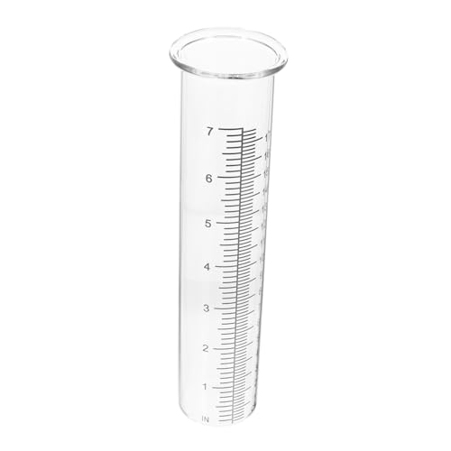 WEKADRIN Regenmesser Ersatzglas Transparentes Borosilikatglas Messzylinder Wetterfest Präzise Niederschlagsmessung für Garten Rasenfläche Landwirtschaft WEKADRIN Regenmesser Ersatzglas Transparentes Borosilikatglas Messzylinder Wetterfest Präzise Niederschlagsmessung für Garten Rasenfläche Landwirtschaft von WEKADRIN