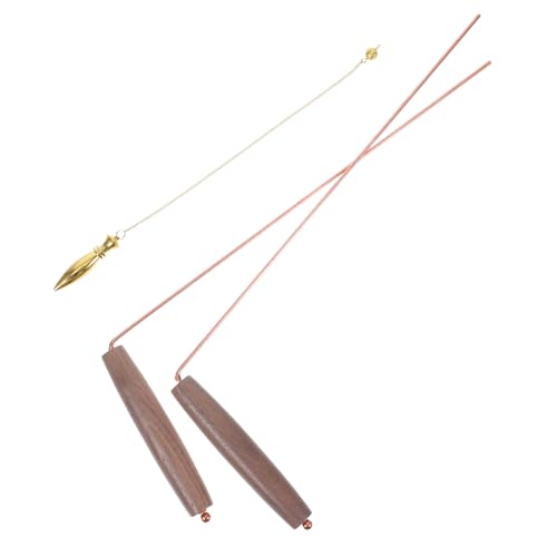 WEKADRIN Reines Kupfer Wünschelruten Pendel Präzise Metall Wassersuche Leichte Radiästhesie Stäbe für Schatzsuche und Energieerkennung und Tragbar für Garten und Zuhause von WEKADRIN