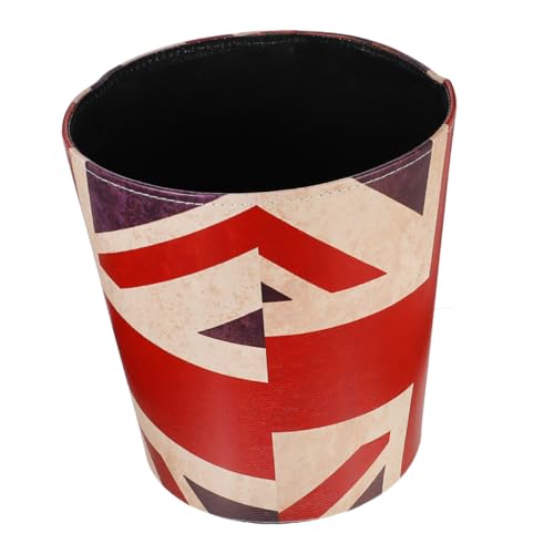 WEKADRIN Retro Pu Kunststoff Abfalleimer ohne Deckel Großer Vintage Müllbehälter für Wohnzimmer Schlafzimmer Küche Stilvoller Haushalts Abfallbehälter und Papierkorb Umweltfreundlich WEKADRIN Retro Pu Kunststoff Abfalleimer ohne Deckel Großer Vintage Müllbehälter für Wohnzimmer Schlafzimmer Küche Stilvoller Haushalts Abfallbehälter und Papierkorb Umweltfreundlich von WEKADRIN