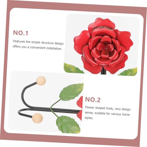 WEKADRIN Rosenförmiger Wandhaken aus Hochwertigem Eisen Selbstklebend Doppelt für Büro und Zuhause zur Aufbewahrung von Kleidung Schlüsseln Handtüchern Einfache und Schnelle Montage WEKADRIN Rosenförmiger Wandhaken aus Hochwertigem Eisen Selbstklebend Doppelt für Büro und Zuhause zur Aufbewahrung von Kleidung Schlüsseln Handtüchern Einfache und Schnelle Montage von WEKADRIN