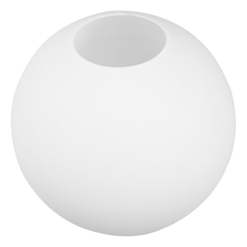 WEKADRIN Runder Milchglas Lampenschirm Mattierte Glaskugel Lampenabdeckung für Deckenleuchte und Pendelleuchte Eleganter Weißer Lampenschirm für Wohnzimmer und Schlafzimmer WEKADRIN Runder Milchglas Lampenschirm Mattierte Glaskugel Lampenabdeckung für Deckenleuchte und Pendelleuchte Eleganter Weißer Lampenschirm für Wohnzimmer und Schlafzimmer von WEKADRIN